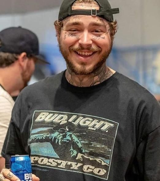 Bud Light Posty Co Post Malone Cowboy 2 Tshirt