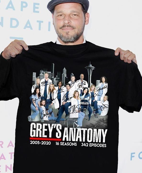 Greys Anatomy All Cast Signed Tshirt